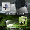 TECKNET Solar Lights for Outdoor Garden, 59 LEDs Solar Spotlight