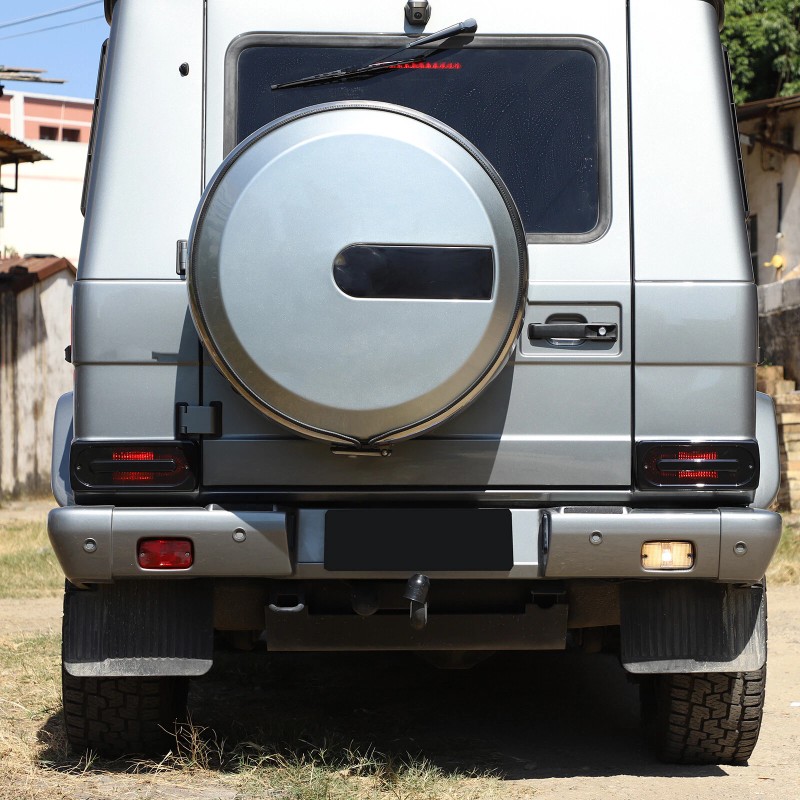 Ynei Smoked Tail Light Cover Black out Overlay Fits Mercedes