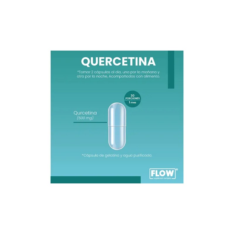 Quercitina 60 Cápsulas Flow