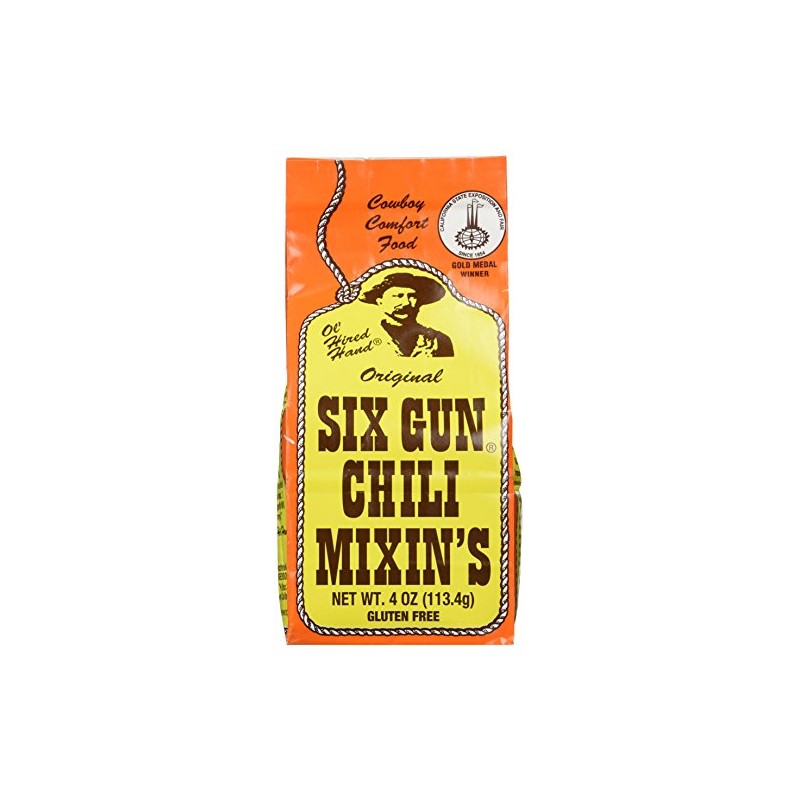 Six Gun Chili Mix 4 Oz - Pack 6