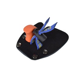 SHENG-RUI Archery Finger Tab Shooting Tabs Finger Saver Protect Guard Cow Leather for Recurve Bow Right Handed