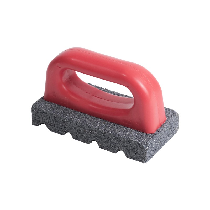 Marshalltown Rub Brick, Fluted 20-Grit Silicone Carbide Surface, Concrete Tools,