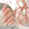 Annhua Transparent Nail Tip Set, 270 Pieces, Ultra Thin, Matte
