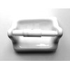 Toilet Paper Tissue Holder BA777 White Glazed Ceramic with Roller
