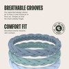 Groove Life Stackable Seaside Ring - Breathable Silicone Wedding Rings