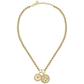 Morellato Cosmo SAUM10 Women's Necklace Capsule Collection in Steel and Crystals, Alloy Steel