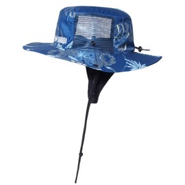 Tabara TM1005 Standard Surf Hat, Standard Hat, UPF50+, Unisex Hat, One Size Fits All (Botanical Navy, 24.0 inches (61 cm)