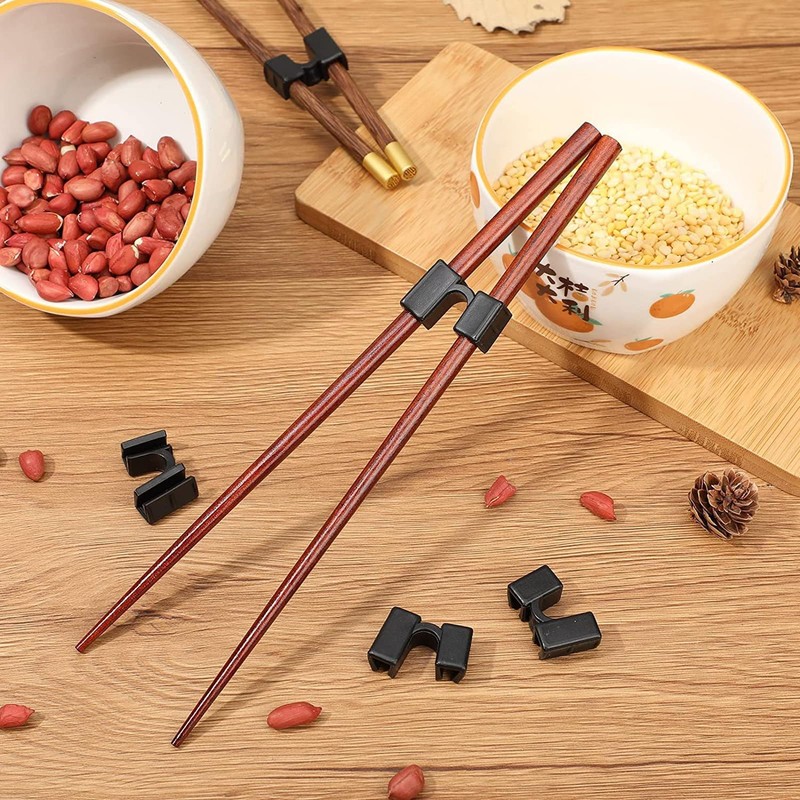 10Pcs Training Chopstick Helper Reusable Training Chopsticks Hinges Colorful Connector