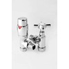 Greened House Krackow Angled Designer TRV Thermostatic Radiator & Towel