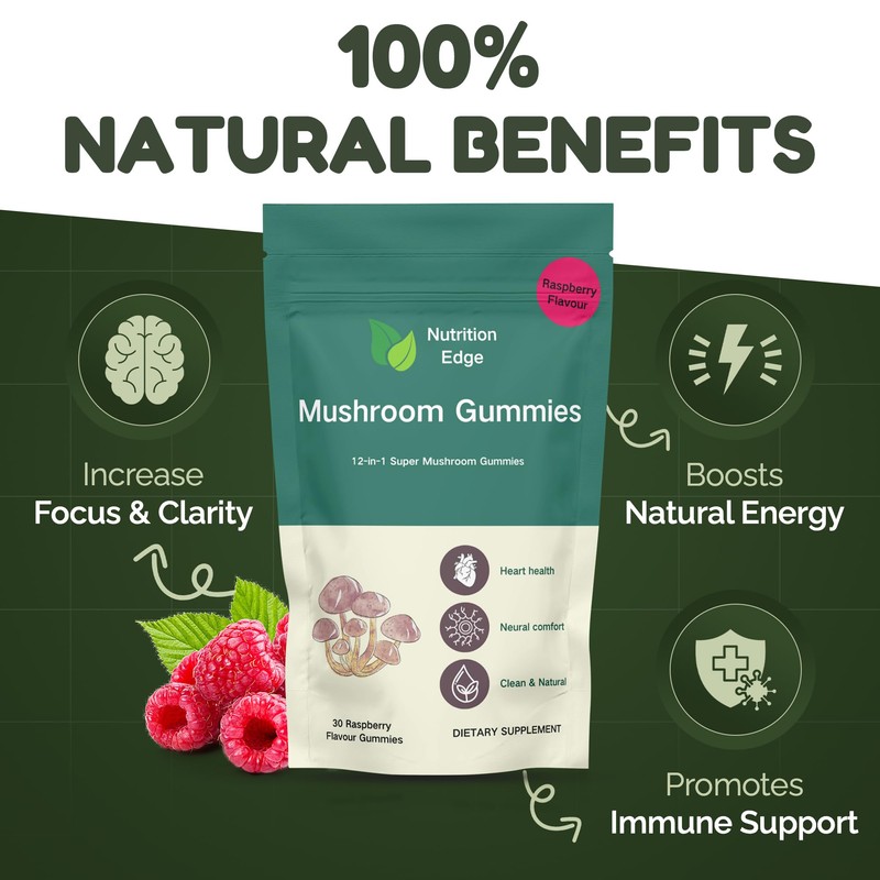 Nutrition Edge Nutrition Edge 12-in-1 Super Mushroom Gummies - Lion's