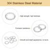 sourcing map 40Pcs External Tooth Washers, M14 304 Stainless Steel
