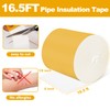 DEMEDO Pipe Insulation Tape, Pipe Wrap Insulation Foam Tape Self