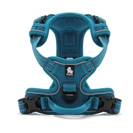 TRUE LOVE Adjustable No-Pull Dog Harness Reflective Pup Vest Harnesses Comfortable Control Brilliant Colors Truelove TLH5651(Blue,M)