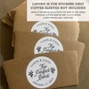 The perfect blend sticker, Wedding favor stickers, Coffee bag favors,