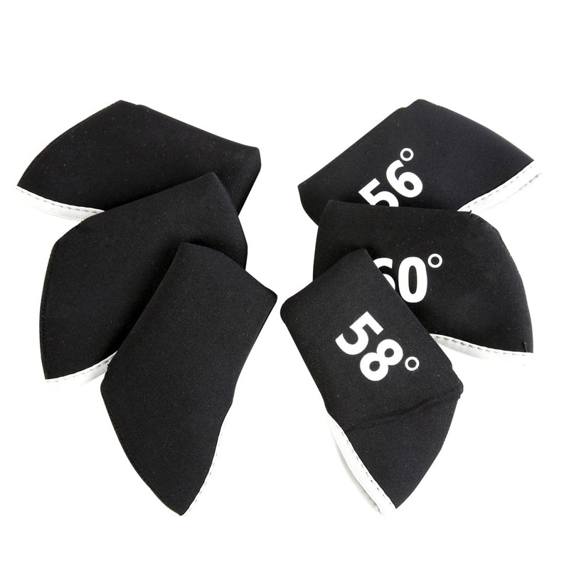 Golf Club Wedge Head Covers 6 Piece Set 48, 52,