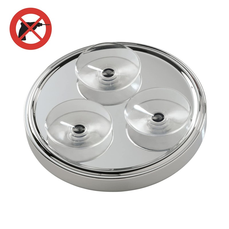 Gedy - MIROIR GROSSISSANT X3 Avec VENTOUSE CHRO - Gedy
