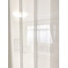 Flame-retardant Accordion Curtain, Solid, White, Room Divider, Noren, Long Partition,