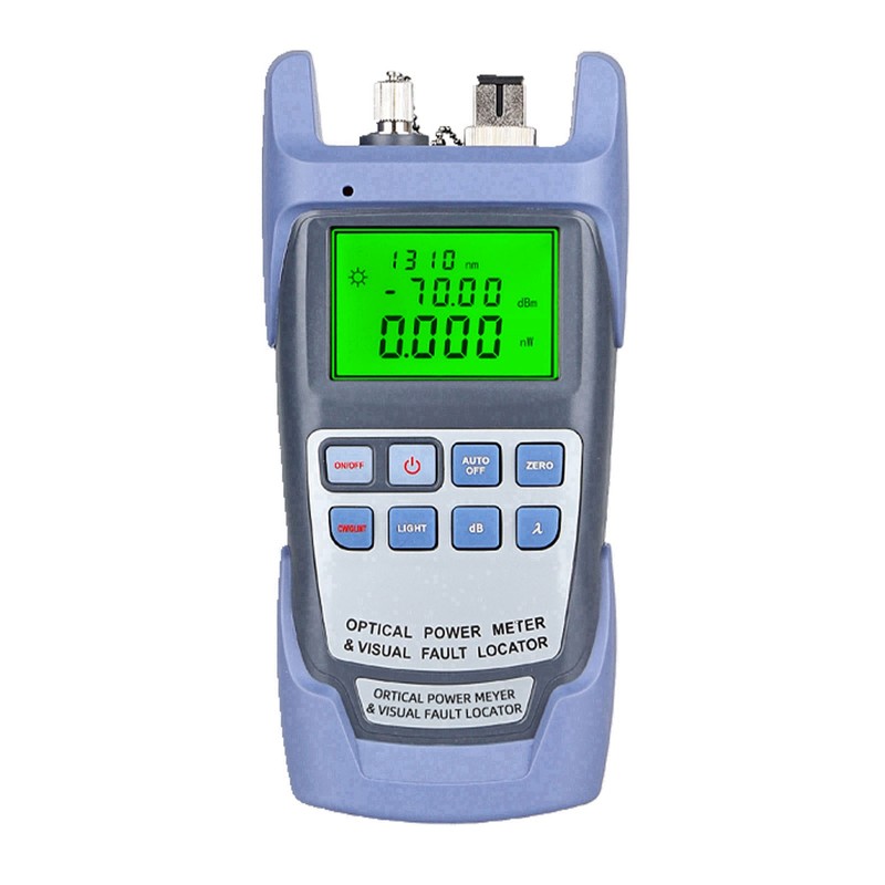 Optical Power Meter 650nm 7 Wavelength High Accuracy Fiber Optic