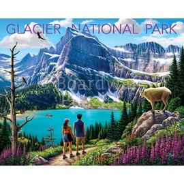 Glacier National Park by Boardwalk - 500 Piece Jigsaw Puzzle