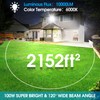 Yolovis Flood Lights Outdoor,100W 10000LM Super Bright LED Work Flood