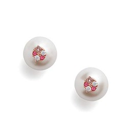 Olivia Burton OBJSCE09 Women's Stud Earrings Under The Sea Sterling Silver, Sterling Silver, No Gemstone