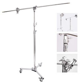 Light Stand Adapter 1/8" to 5/8" Stud Spigot Adapter for Photo Studio Light Stand C Stand Tripod Flash Light Spotlight Strobe Monolight