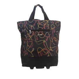 New York XPress Chains Shopping Tote Bag with Wheels