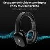 XPOWER X1 Audífonos De Diadema Inalámbricos Bluetooth, Botones para Pausar,
