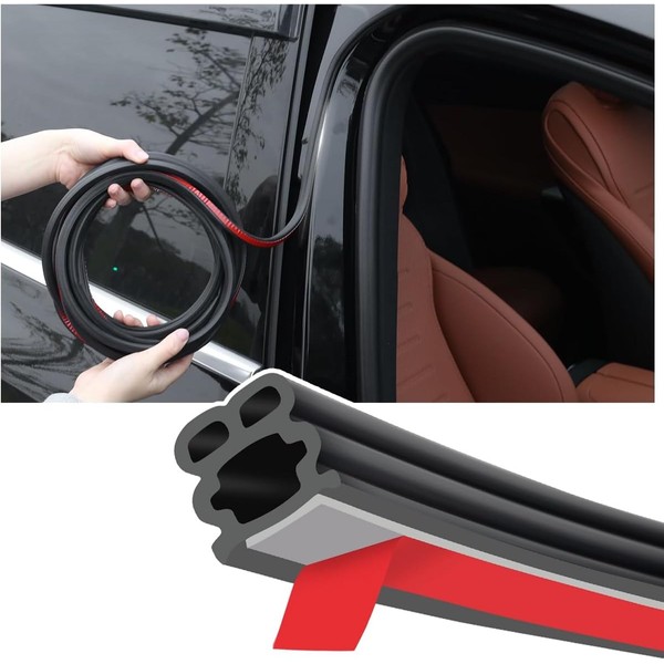 MEISO 5 metros Sello de puerta de automvil, burlete automotriz