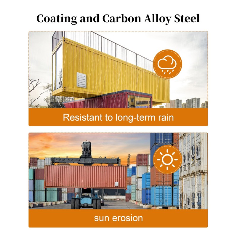 Heavy Steel Shipping Containers Vents with Screens, Increase Air Circulation,