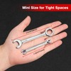SPEEDWOX Mini Spanner Set SAE Ignition Wrench Set 10 Pcs