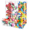 Montex Acrylic Wall Toy Dispenser, Acrylic Wall Storage, (Triple Compartment)