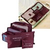 6-Piece Set Clothes Sorting Bag Luggage Packaging Organiser with Storage