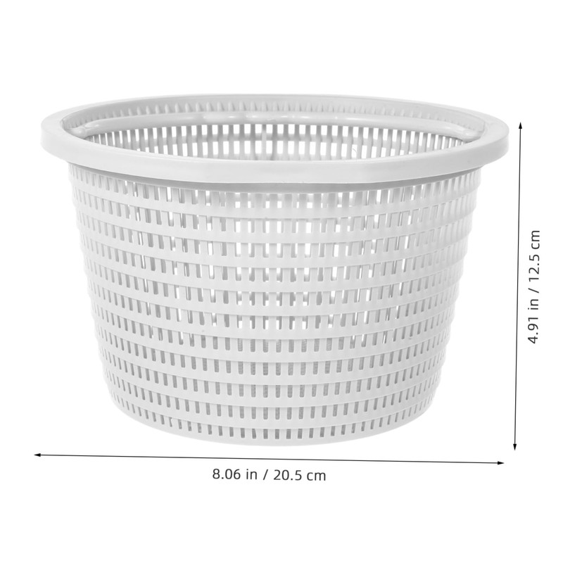 Mipcase Swimming Pool Filter Basket Plastic Skimmer Basket for Easy
