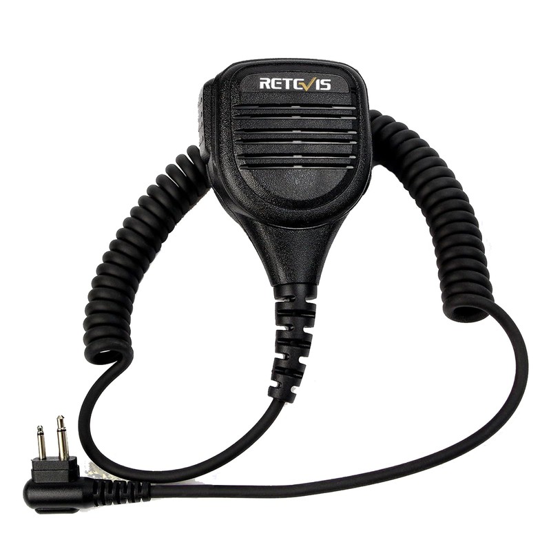 Retevis Walkie Talkies Speaker Mic,Compatible with Motorola CP200 CP200D CP100D