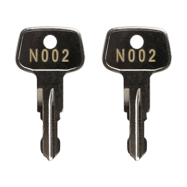 N002 Thule Series Frame Keys,Errebi Thule Key Replacement for Yakima and Thule Ski,Roof Racks,Cargo Box,Carrier Racks and Crossbar[Code N002 or N002R-002R]