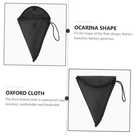 Ocarina Bag Ocarina Protection Bag Ocarina Pouch Storage Bag Non-Slip Waterproof with Buckle Portable Oxford Cloth Storage Bag for Musical Instrument (5Pcs)