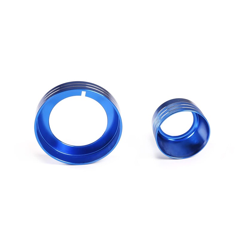 DIYUCAR For Ford Ranger 2015-2021 Car Headlight Switch Decoration Ring