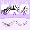 Magnetic Eyelashes Natural Look 2 Pairs Magnetic Lashes with Applicator