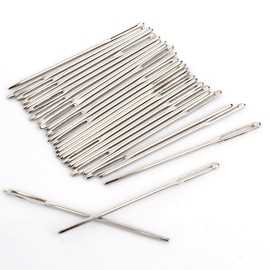 Z-Color 50pcs Big Eye Needles Blunt White 7cm Long Large Hole NOT Sharp Sewing Kniting Embroidery Tool Hand DIY Needlework Plus