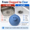 Bathtub Drain Stopper, 6 Inch Silicone Tub Stopper, Reusable Suction