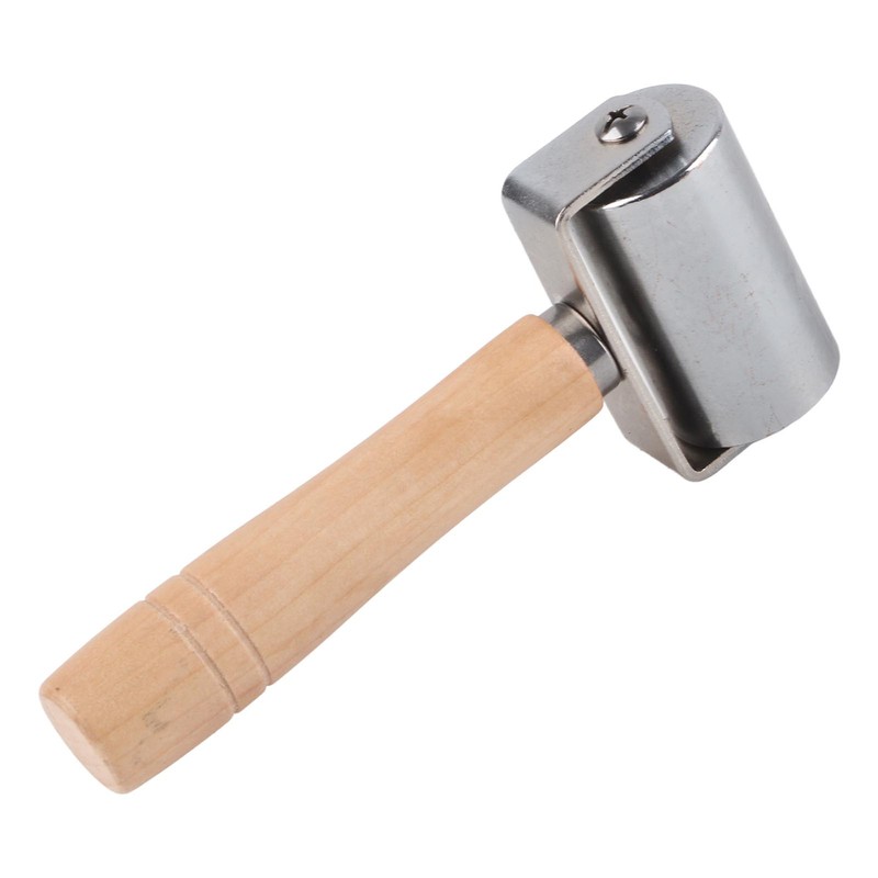DIY Leather Handwork Smoother 35mm Leather Roller Tool Leathercraft Edge