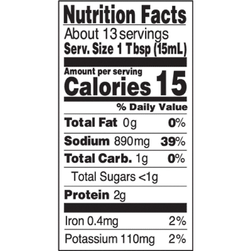 Kikkoman Double Fermented Soy Sauce, Brown, 6.8 Fl Oz