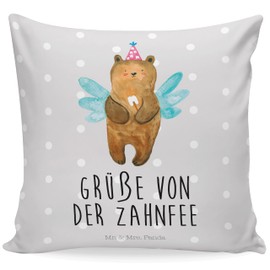 Mr. & Mrs. Panda 40 x 40 cm Bear Tooth Fairy Gift Cushion Covers Sofa Cushion 40 x 40 cm Sofa Cushion Teddy Milk Tooth Cushion Cover