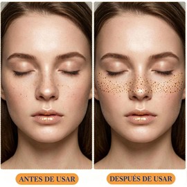 12Pzs Tatuajes Temporales de Pecas con Purpurina Dorada, Mujeres Impermeables, Resistente al Agua, Persistente, Para Festivales, Fiestas y Carnavales