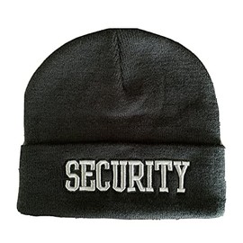 Nayt Security Cuffed Beanie Knit Hat Black