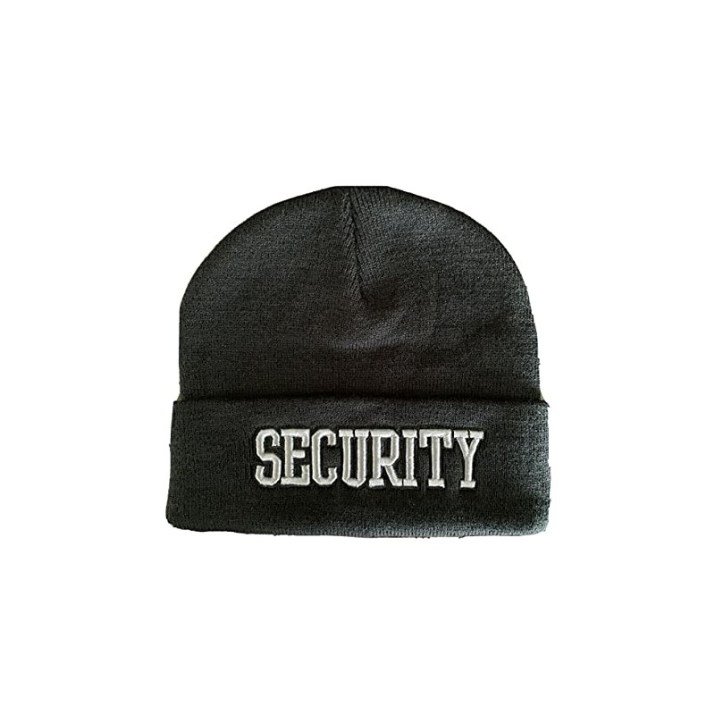 Nayt Security Cuffed Beanie Knit Hat Black