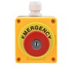Nxtop 1NC 22mm Red Mushroom Emergency Stop Push Button Switch