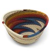 African Fair Trade Zulu Telephone Wire 4-1/2" Small Triangle Basket,