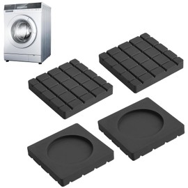 Anti Vibration Pads for Washing Machine, 4Pcs Washing Machine Vibration Pads Rubber Pads, Non Slip Grip Washing Machine Foot Pads for Washing Machine and Dryer, Washing Machine Feet Anti Vibration